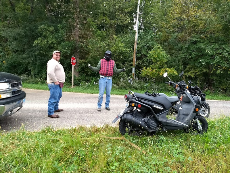 Illustration for article titled 492 Miles of Gamblin on scooters, and the only thing that went home on a wrecker was my DD